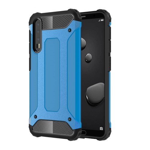 Huawei P20 Pro Tok Ütésálló Armor Guard 2in1 Hybrid TPU Világoskék