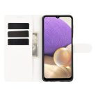 RMPACK Samsung Galaxy A32 5G Notesz Tok Business Series Kitámasztható Bankkártyatartóval Fehér