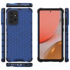 RMPACK Samsung Galaxy A72 5G Ütésállókivitel Szilikon Tok Honeycomb Shock-Proof TPU Kék